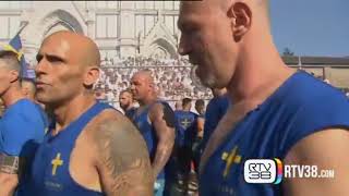 Calcio Storico Fiorentino  2019 semifinale Azzurri vs Bianchi  CSF [upl. by Freddie]