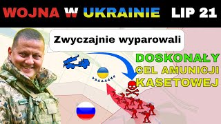 21 LIP MASOWE UŻYCIE AMUNICJI KASETOWEJ ZMIOTŁO POSIŁKI ROSJAN  Wojna w Ukrainie Wyjaśniona [upl. by Nyltyak487]