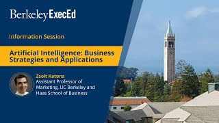 Information session on Berkeley Executive Education’s Artificial Intelligence program [upl. by Nyllaf]