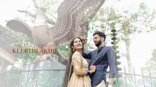 keerthi Akhil Wedding Highlights Prism Weddings [upl. by Nonek773]