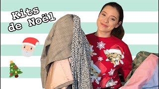 TRYON HAUL de FRIPERIES NOEMIE LACERTE se crée 4 kits de Noël  billie [upl. by Llehsyt553]