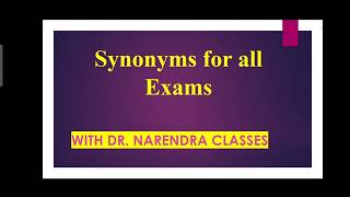 Synonyms for all competitive Exams ✍️fybsc fyba english englishforall kbcnmu englishspeaking 🎊 [upl. by Nueormahc]