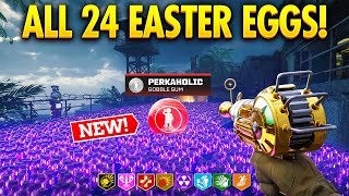 ALL 24 SIDE EASTER EGGS ON TERMINUS BLACK OPS 6 ZOMBIES [upl. by Wertheimer]