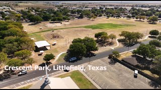 Crescent Park Littlefield Texas with DJI Air 3 [upl. by Granville]