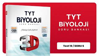 TYT 3D Biyoloji Soru Bankası Bölüm 03 Test 19 Soru Çözümleri  Hasan Basri Öksüz [upl. by Pam]