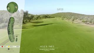 Álamos Golf Course  Hole 8  Par 5 [upl. by Arnaud216]