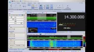 SDR Console v21 running on the Perseus SDR [upl. by Elson]