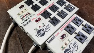 TrippLite IsobarIsotel Premium Surge Protector Review [upl. by Ailongam417]