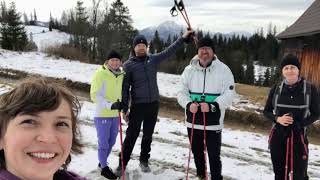 Nordic Walking Szpiglasowy Residence Poronin 22022024 [upl. by Clava104]