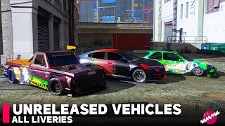 Unreleased Liveries Blista Kanjo Sugoi and Drift Yosemite [upl. by Barfuss]