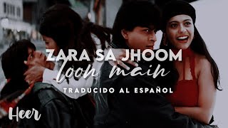 Zara Sa Jhoom Loon Main  Dilwale Dulhania Le Jayenge Traducido al español  Hindi [upl. by Yarehs]