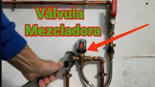 COMO INSTALAR UNA VÁLVULA MEZCLADORA DE AGUA TRUCOS PROBLEMAS DETALLES elfontaneroencasa soldar [upl. by Celka]