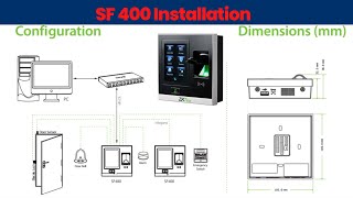 How to installation ZKTECO SF400 ACCESS CONTROL [upl. by Sileray]