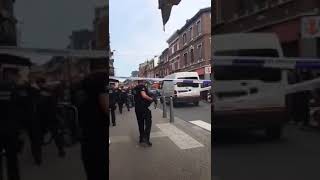 Bagarre au couteaux à Bréssoux Liège  جريمة قتل بلياج البلجيكية والشرطة تعتقل القاتل [upl. by Reiniar440]