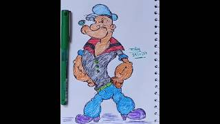 Popeye sailor man cartoon Popeye spinach action Popeye fighting Popeye short [upl. by Esilec]