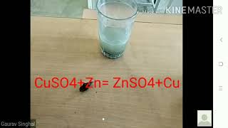 CuSO4 Reaction With Zn Fe Al amp Cu [upl. by Enaenaj886]