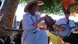 FB Pocket Orchestra Live at Henley Festival 2018 with new wooden W37 Melodion [upl. by Nonnad]