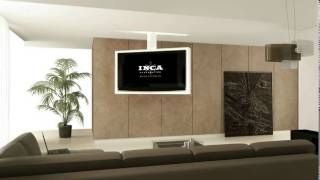 INCA Drop Down amp Swivel TV Ceiling Lift [upl. by Atoel]