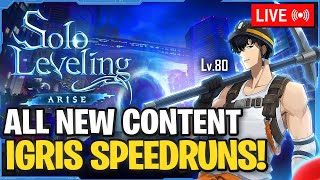 LV 80 MONARCH JINWOO ❤️‍🔥 POD  IGRIS SPEEDRUNS【SOLO LEVELING ARISE】 [upl. by Ruperta]