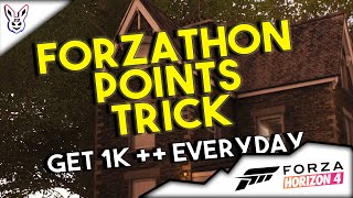 Forzathon Points Boost Perk Trick  Forza Horizon 4  100 safe [upl. by Afrika504]