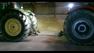 John Deere 8520 vs Case Magnum 335 [upl. by Doraj127]