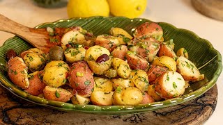 Greek Potato Salad NO Mayo [upl. by Aldon536]