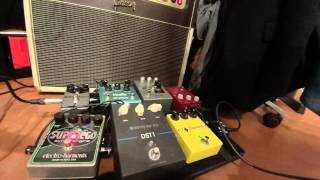 EHX SuperEgo Mr Black Supermoon Skreddy Echo Klon KTR etc part 12 [upl. by Duer]