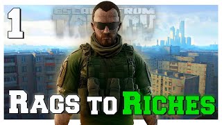 Starting Tarkov with a KNIFE Only Escape From Tarkov Rags to Riches E1S9 [upl. by Bury555]