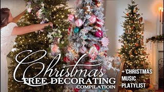 Christmas Tree Decorating Compilation 🎄Christmas Tree Decorating Ideas Videos YouTube [upl. by Geffner276]