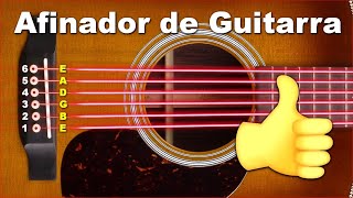 🟢AFINADOR DE GUITARRA ONLINE PARA AFINAR LA GUITARRA ACÚSTICA con Cuerdas y Acordes Estándar EBGDAE [upl. by Fernando]