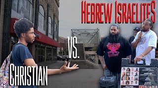 Christian Vs Israelite Street Debate Christology Salvation amp more [upl. by Traci581]