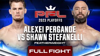 Alexei Pergande vs Shawn Stefanelli  PFL 9 2023 [upl. by Shandeigh897]