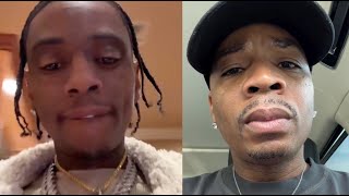 quotYou Dead Brokequot Soulja Boy Calls Plies The Police After Suing Him Over Song Sample [upl. by Ettennal]