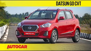 Datsun Go Automatic Review  CVT among the AMTs  First Drive  Autocar India [upl. by Oah]