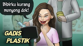 Ketagihan Oplas sampai alam baka  GADIS PLASTIK HORORMISTERI  Kartun Hantu Animasi Horror [upl. by Darnall]