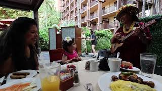 Aulani Character Breakfast 1 [upl. by Hugon]