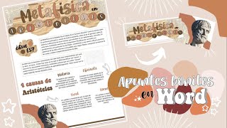 APUNTES BONITOS en WORD  Tips y recomendaciones 💻✨ [upl. by Allison]