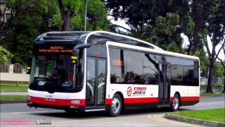 Audio SMRT Buses 2012 MAN NL323F A22 HIGH RPM SMB1318M  178 [upl. by Hgeilhsa]