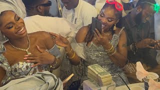 IYABO OJO AND HER DAUGHTER WITH PLENTY DOLLARS AT DAVIDO AND CHIOMA’S WEDDING CEREMONY [upl. by Arac988]