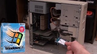 Installing Windows 98 on an SSD [upl. by Terese]