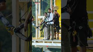 Himalayan Bungy Rishikesh bungee bungeejumping jumping adventure trending viral shorts [upl. by Aihtniroc]