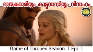 അൽഭുത ലോകത്തേക്ക് സ്വാഗതം Game of thrones Sea1 Epi1 Review Malayalam [upl. by Milissent]