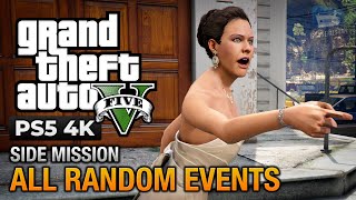 GTA 5 PS5  All Random Events [upl. by Dlanor]