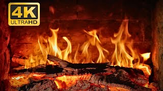 🔥 Crackling Fireplace 12 HOURS Cozy Christmas Nights with Fireplace Sounds and Crackling Logs [upl. by Estevan]