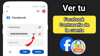 Cómo ver la contraseña de Facebook si la olvidaste nuevos métodos  Ver tu contraseña de Facebook [upl. by Nauqes6]