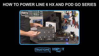 How to power Line 6 HX and POD Go series with 1 SPOT Pro [upl. by Reemas]