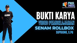 Video Pembelajaran Senam RollboxBukti Karya Supriono SPd [upl. by Morville]