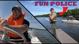 Budget Mini Speed Boat is SKETCHY Cops didnt like it [upl. by Anneg121]