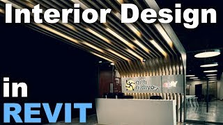 Interior Design in Revit Tutorial  Wood frameing with light [upl. by Akiras]