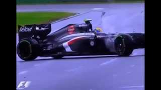 Formel 1  Melbourne GP 2013  Qualifying Highlights  Q1 Unfall [upl. by Artie934]